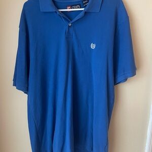 Chaps Men's Classic Blue Polo Shirt